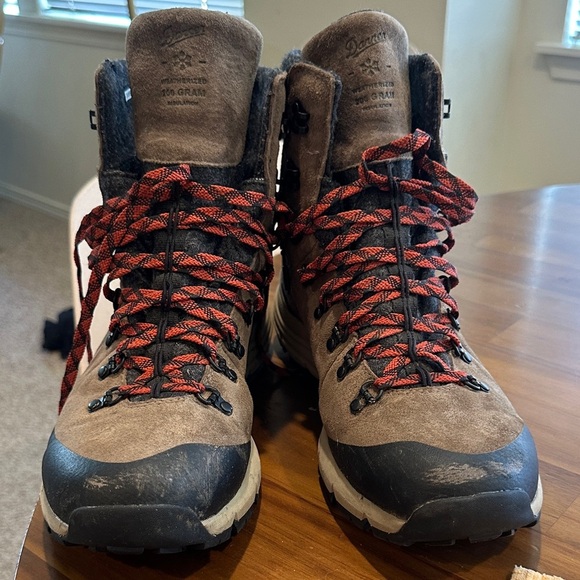 Danner Arctic 600 Side-zip Brown/Red Insulated 200G Mens Size 12 - Picture 3 of 6